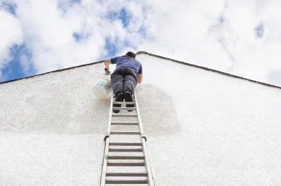 Peinture extérieure à Château-l'Évêque — façades et ravalement